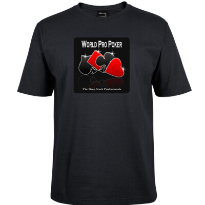 World Pro Poker - Black Tee Thumbnail